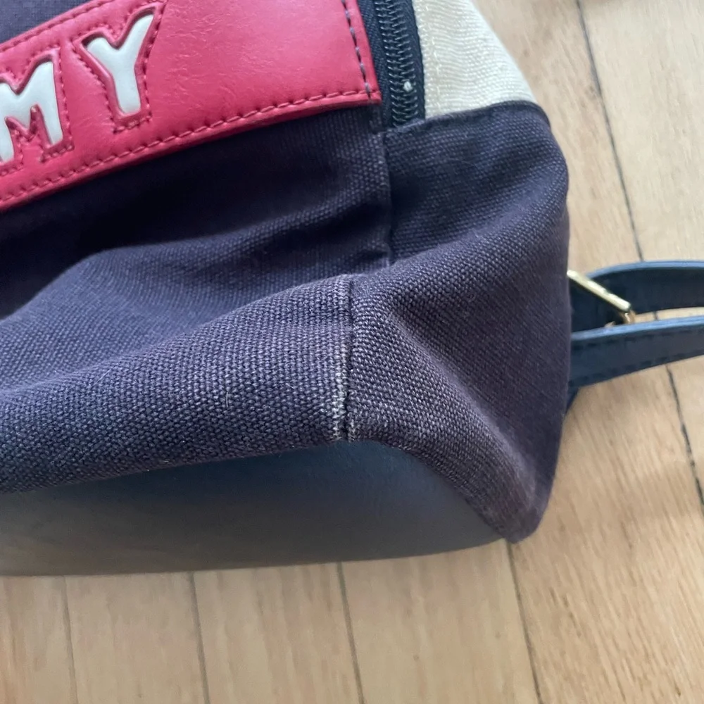 Tommy Hilfiger Black and Red Men's Backpack
